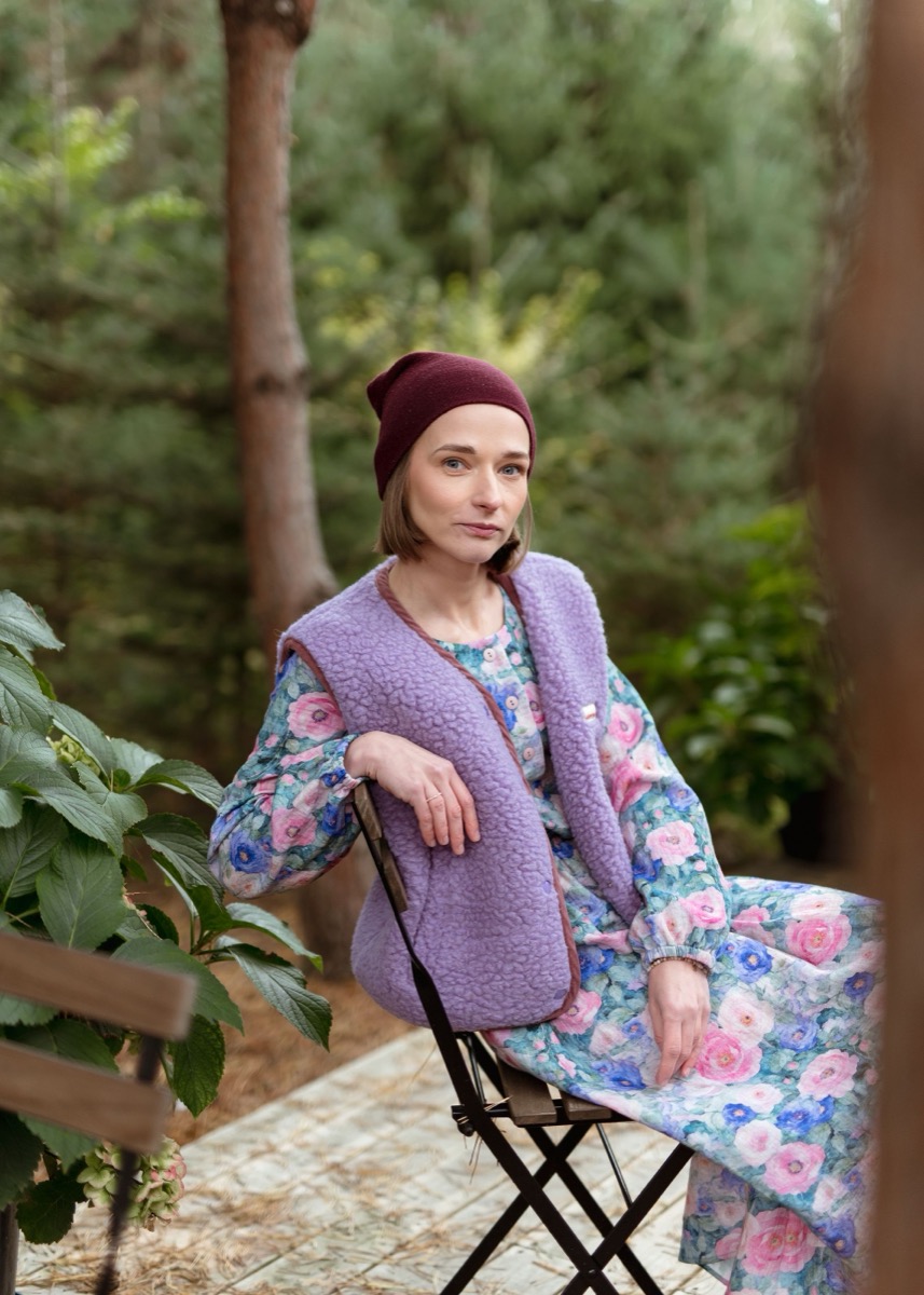 Sukienka z muślinu Luma Bloom - obrazek 5