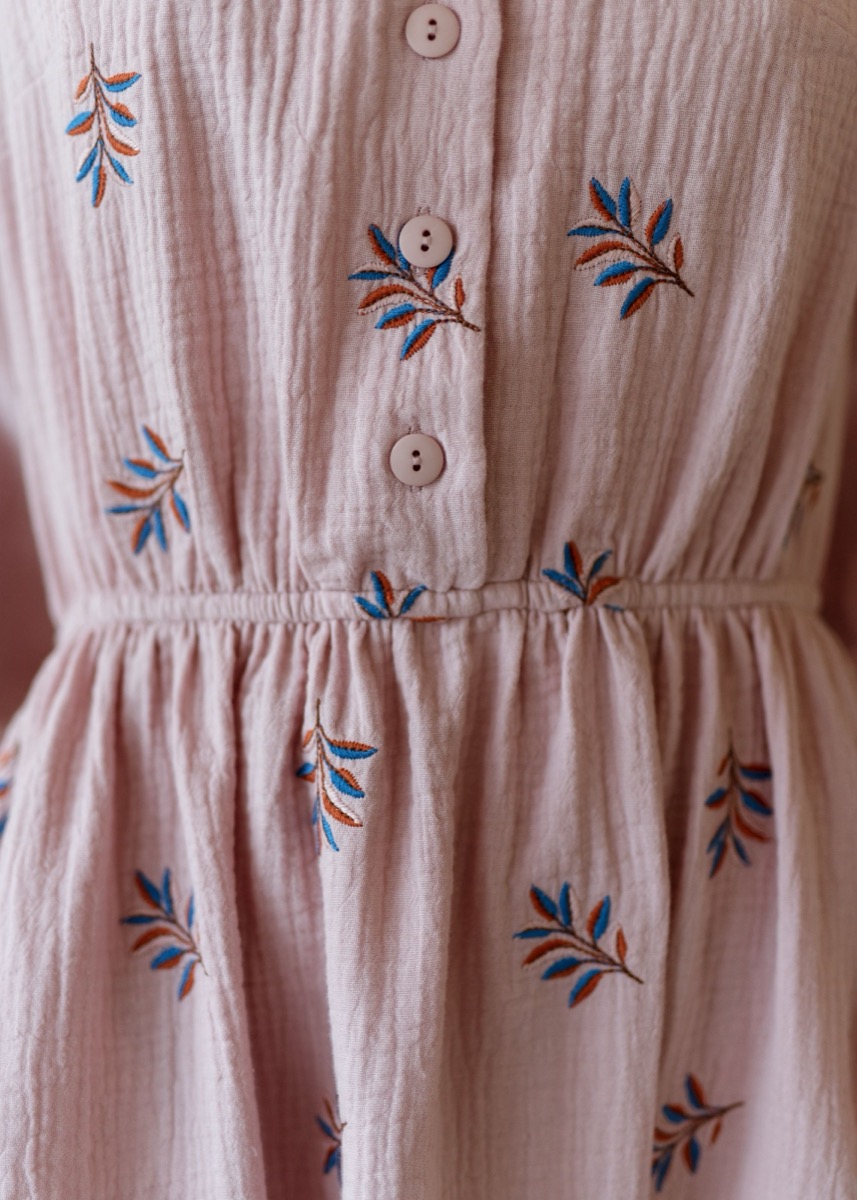 Sukienka z muślinu Luma Blush - obrazek 3