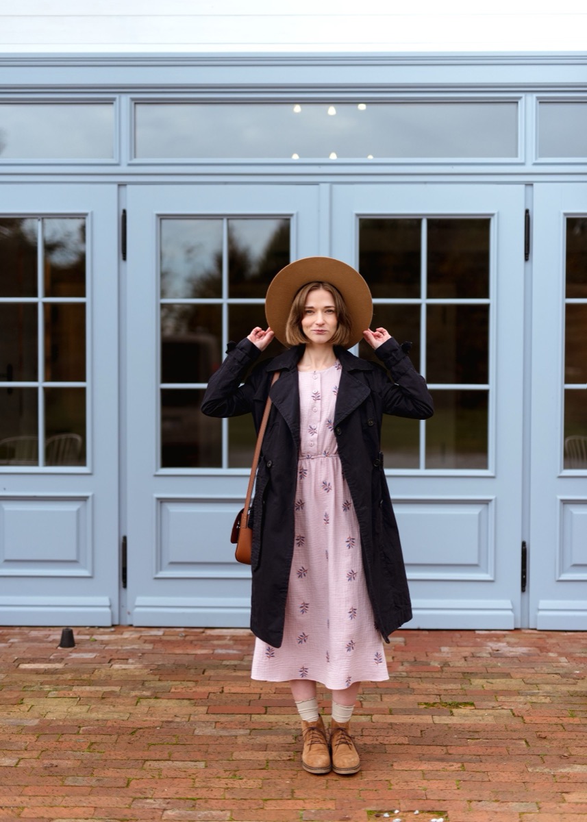 Sukienka z muślinu Luma Blush