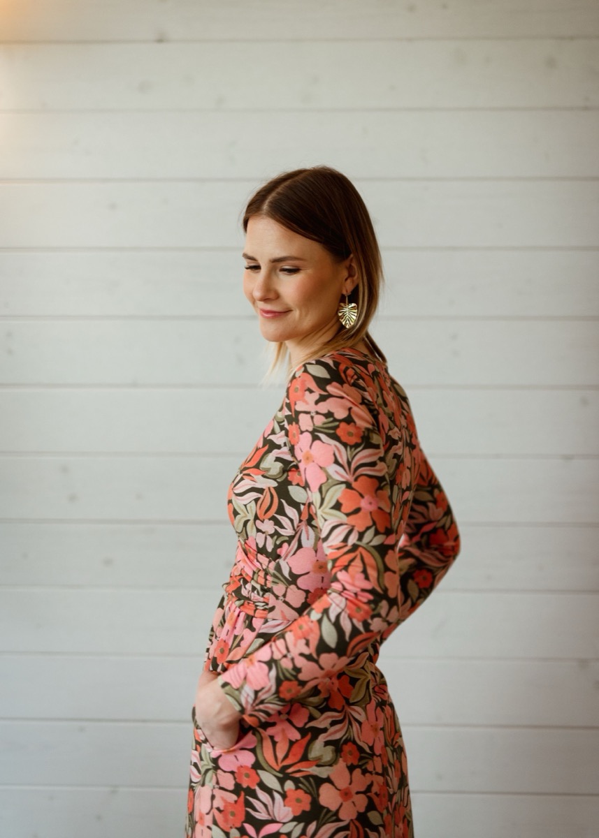 Dzianinowa sukienka midi Mia Corin - obrazek 6