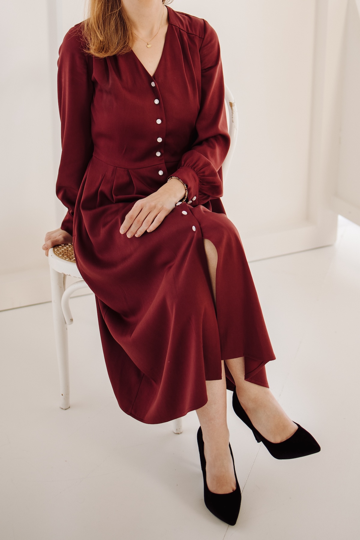 Elegancka sukienka Vella Scarlet - obrazek 7