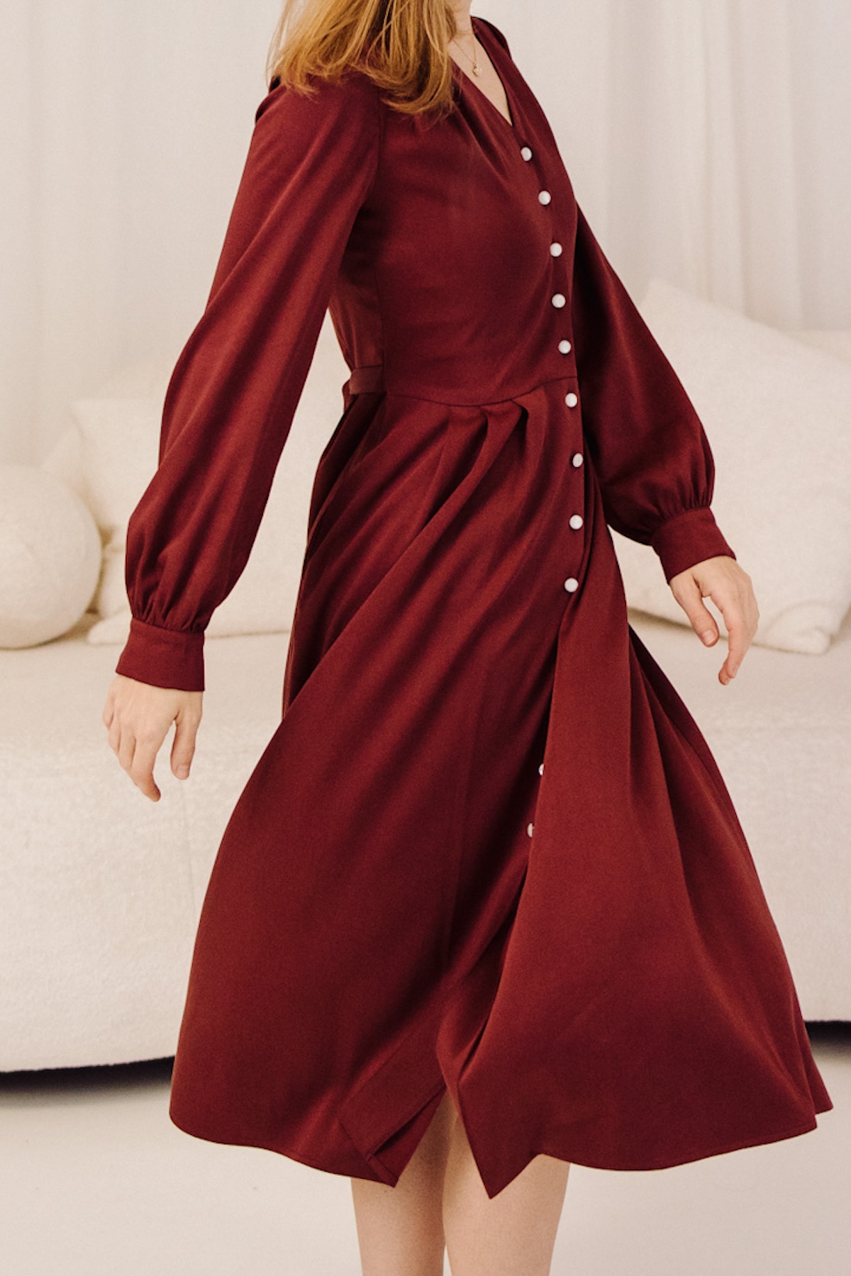 Elegancka sukienka Vella Scarlet - obrazek 2