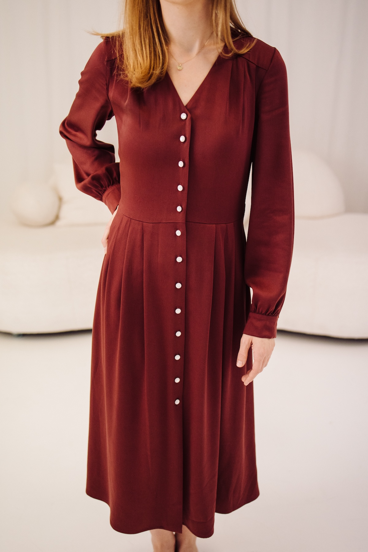 Elegancka sukienka Vella Scarlet - obrazek 6